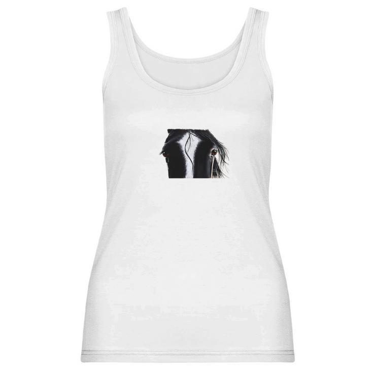 Black Horse Jacks Eyes Women Tank Top