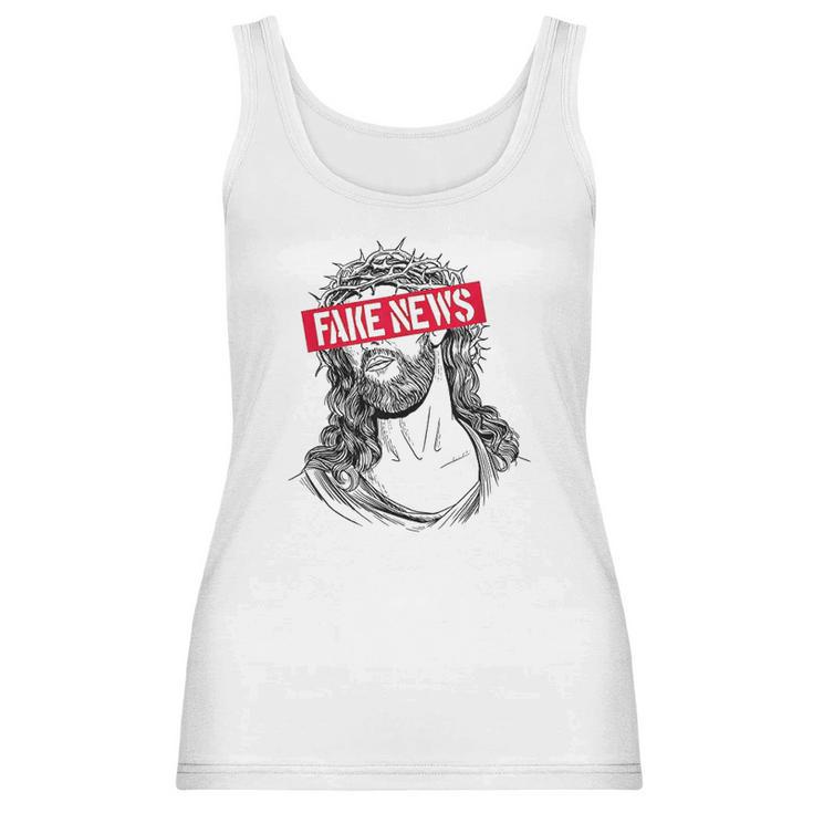 Blackcraft Antichrist Jesus Fake News Skeptic Atheist Women Tank Top