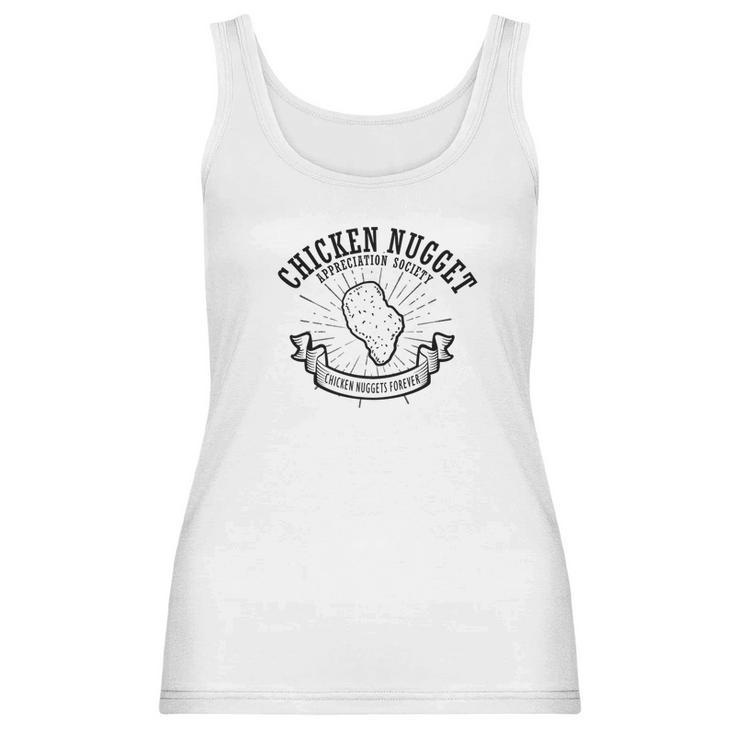 Chicken Nugget Appreciation Society Funny Food Women Tank Top