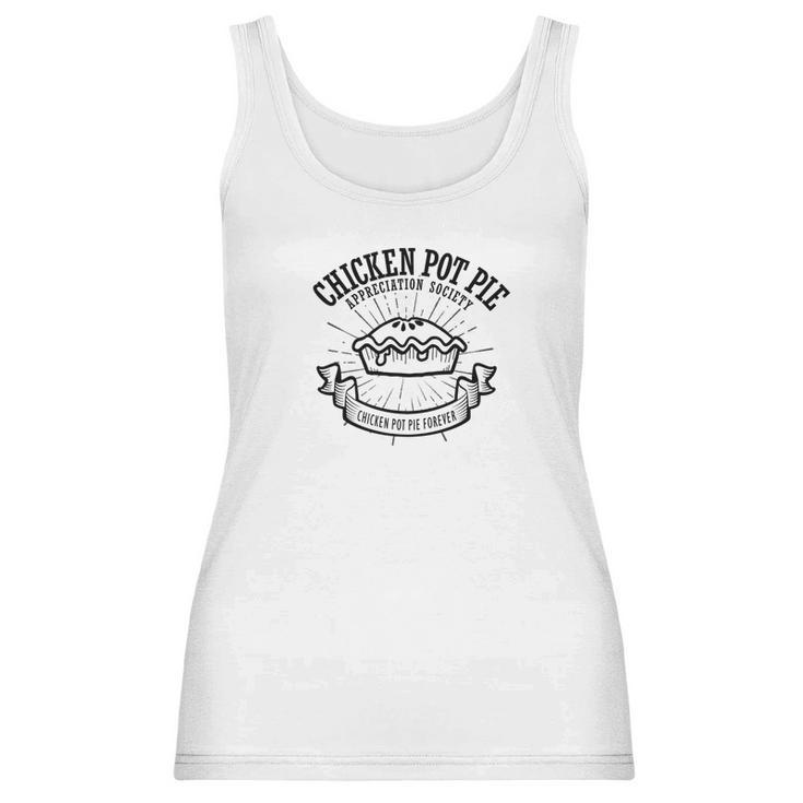 Chicken Pot Pie Appreciation Society Funny Food Women Tank Top