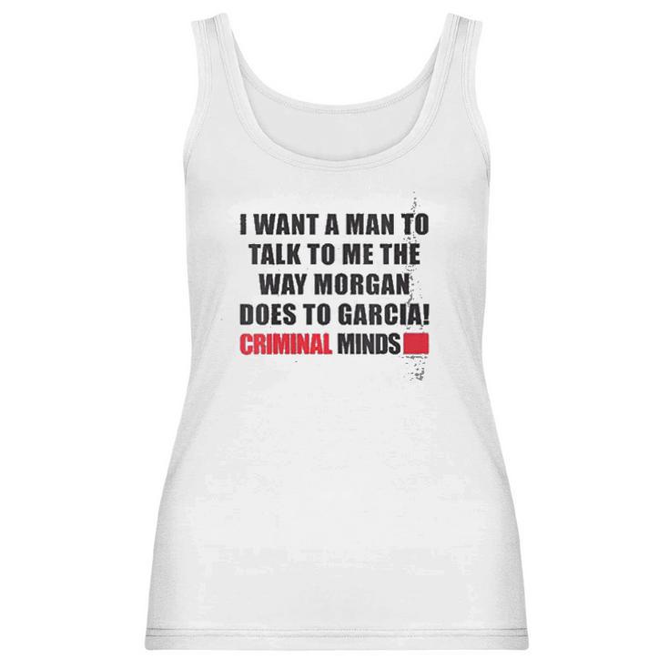 Womens Criminal Minds Morgan And Garcia Women Tank Top