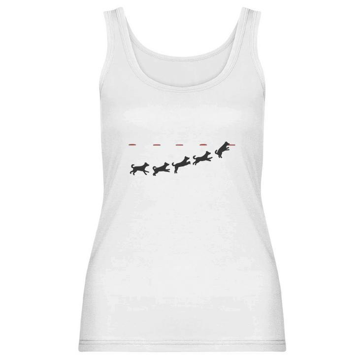 Dog Frisbee S Women Tank Top