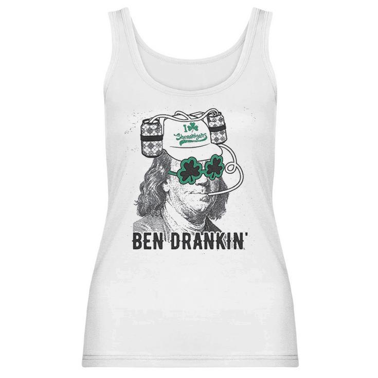 Drankin Funny Saint Patricks Day Clover Beer Franklin Irish Women Tank Top