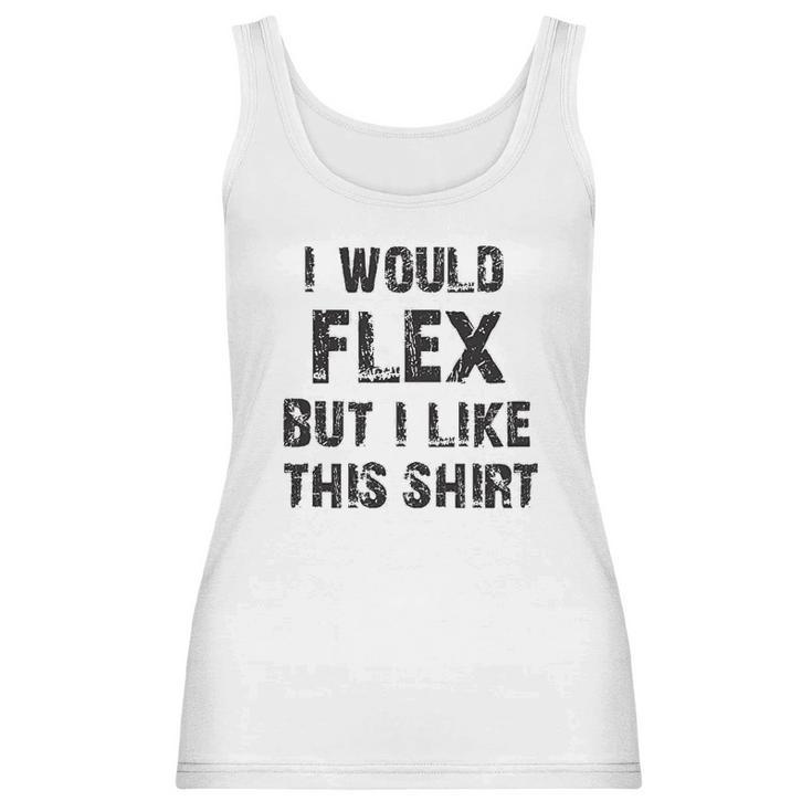 I Would Flex Nobody Cares Christmas Women Tank Top