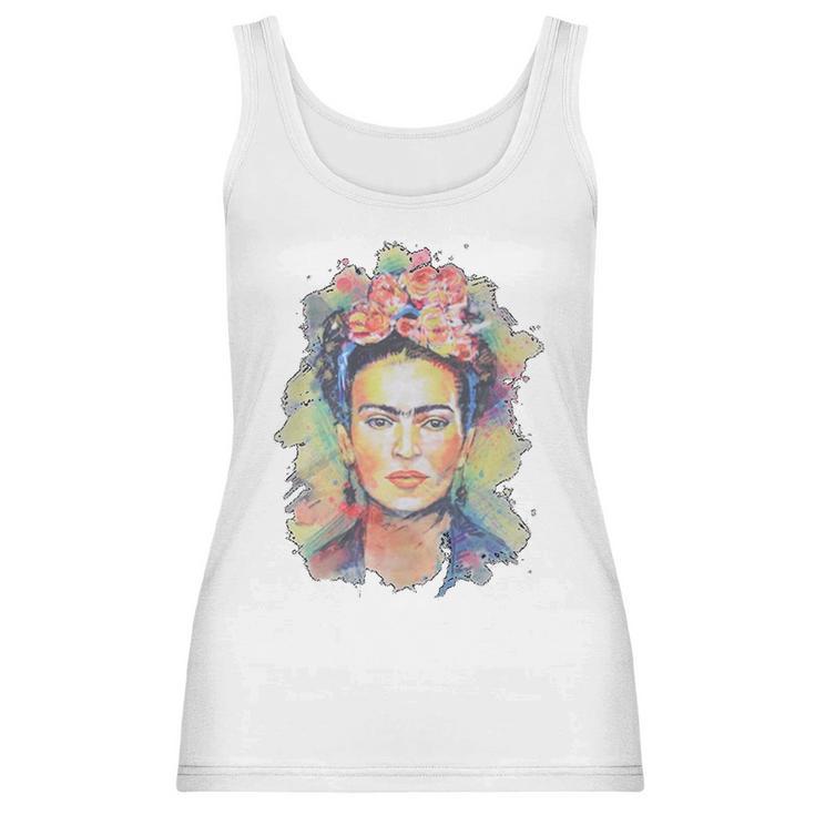 Frida Kahlo Floral Women Tank Top