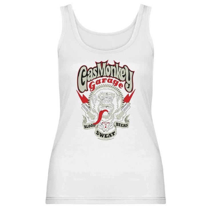 Gas Monkey Garage Blood Sweat Beers Women Tank Top