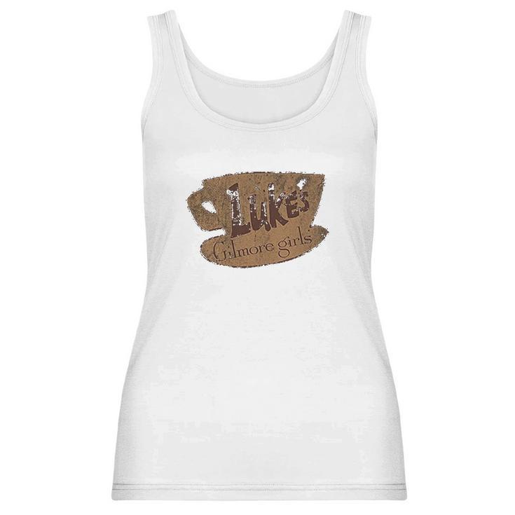 Gilmore Girls Juniors Vintage Lukes Coffee Women Tank Top