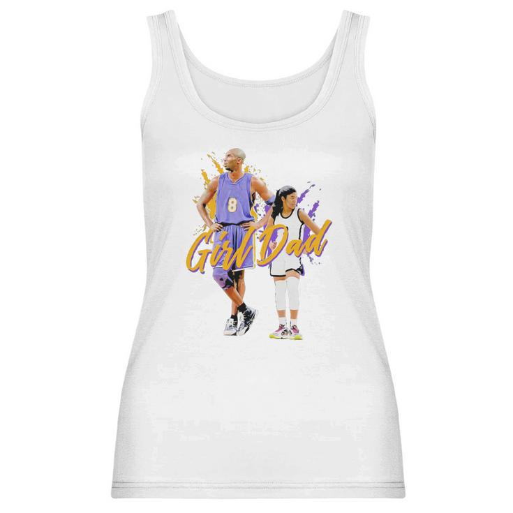 Girl Dad Kobe And Gigi Bryant Dad And Daughter Father S Day Women Tank Top