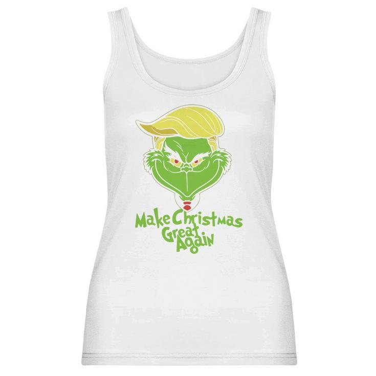 Grinch Make Christmas Great Again Women Tank Top