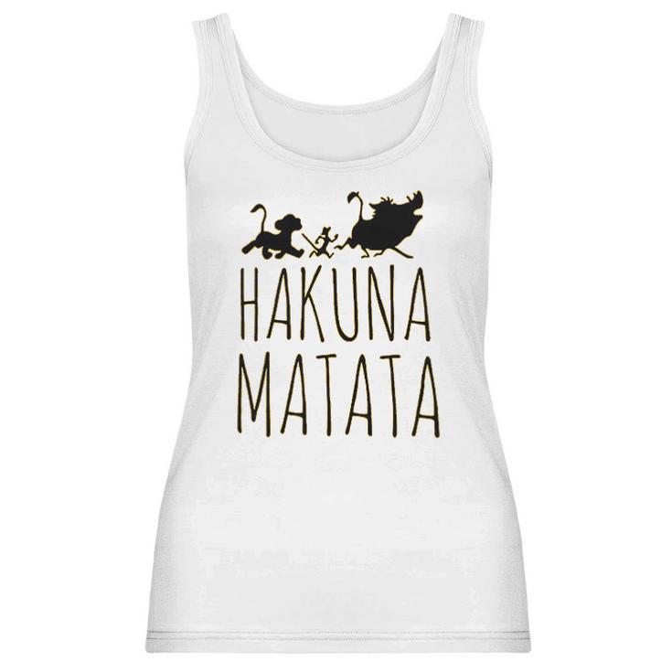 Hakuna Matata Women Funny Letter Print Casual Graphic Women Tank Top