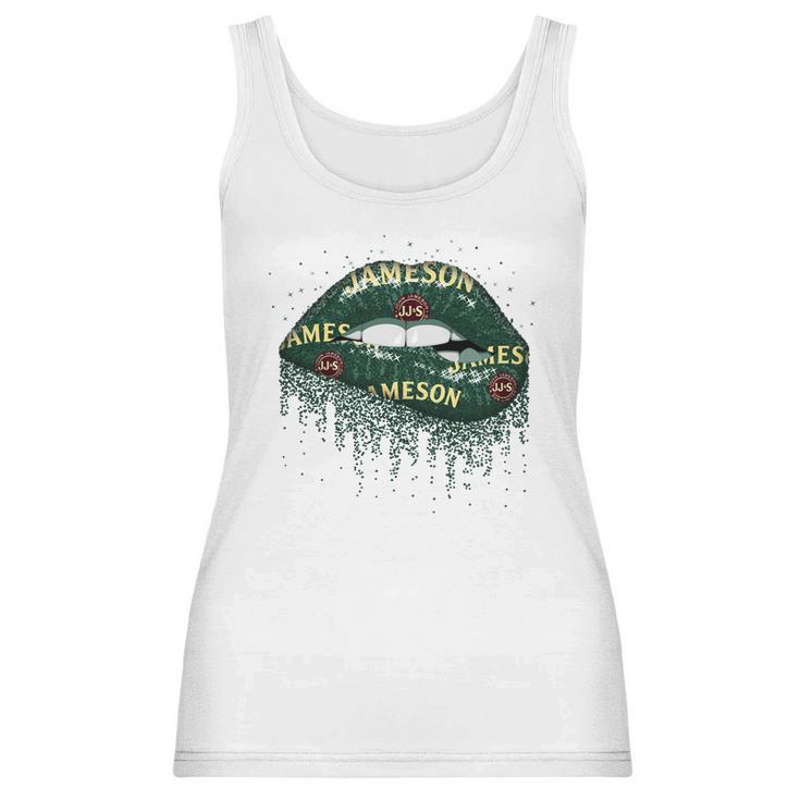 Jameson Irish Whiskey Lips Women Tank Top