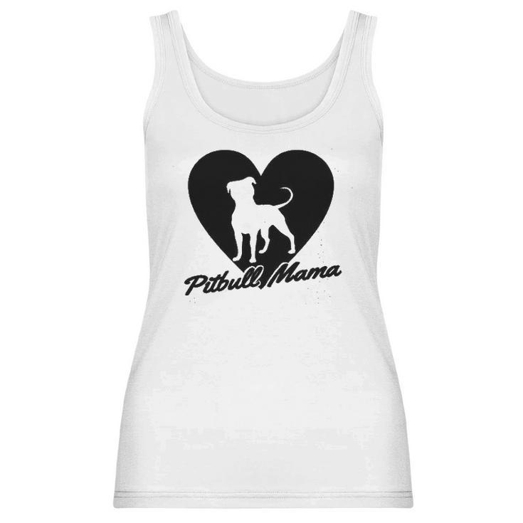 Ladies Pitbull Mama Pitt Bully Dog Lover Women Tank Top