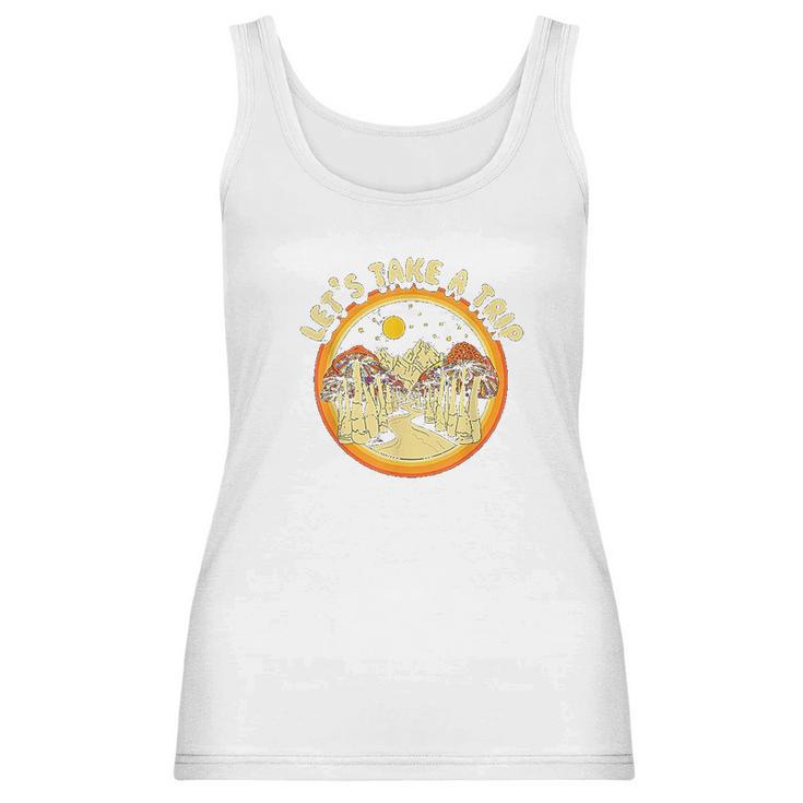 Magic Mushroom Trippy Hippie Women Tank Top