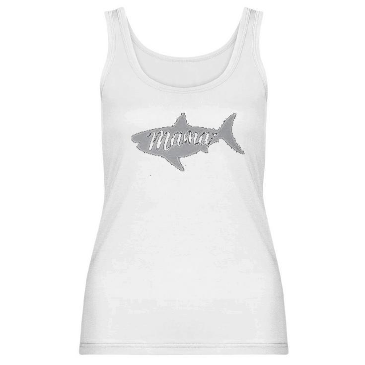 Mama And Baby Shark Women Tank Top