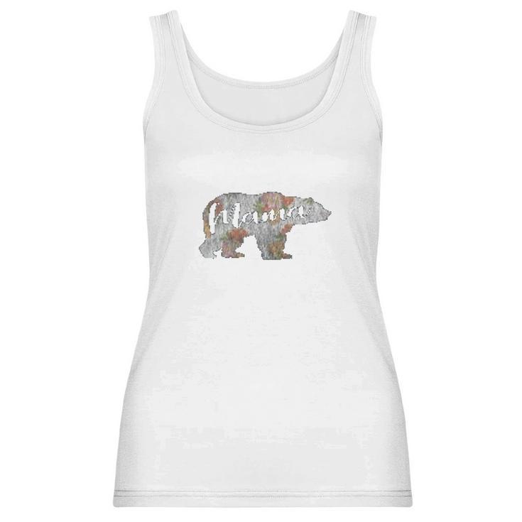 Mama Bear Mom Life Floral Retro Women Tank Top