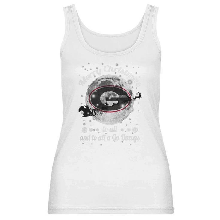 Merry Christmas To All And To All A Go Dawgs Georgia Bulldogs Shirt Women Tank Top