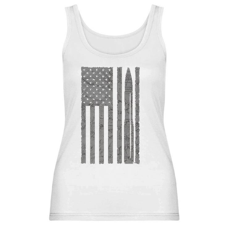 Minuteman Iii Icbm Missile Vintage Flag Af Missileer Women Tank Top