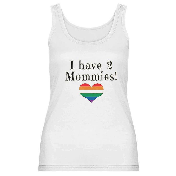 Mirage Pet Products I Have 2 Mommies Women Tank Top