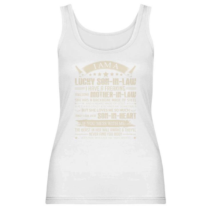 Mother In Law Lucky Son In Law Of Awesome Mother In Law Women Tank Top