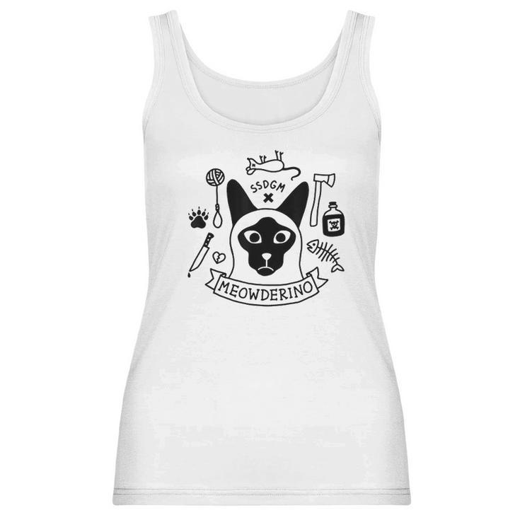 Murderino Meowderino Cat Lady Women Tank Top