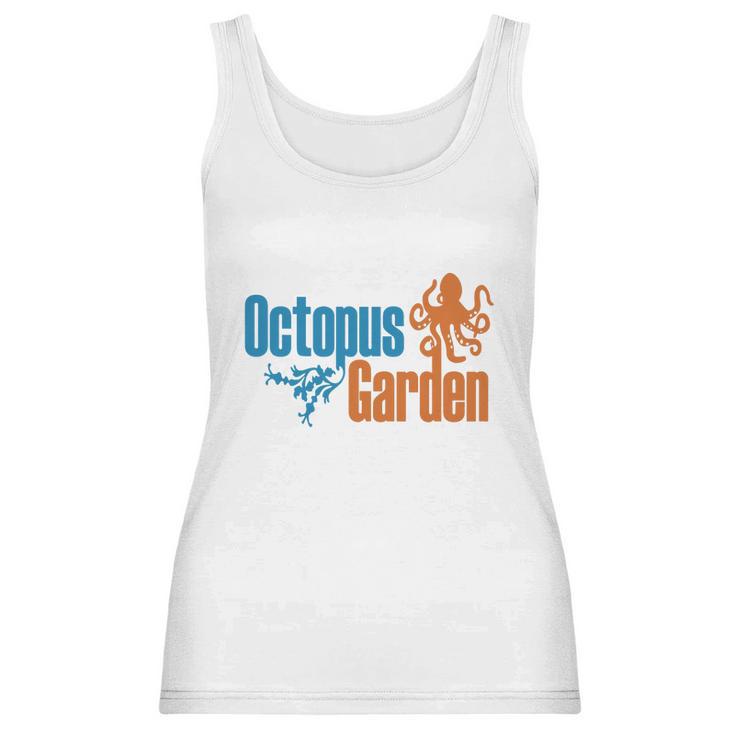 Navy Octopus Garden Womens S Women Tank Top