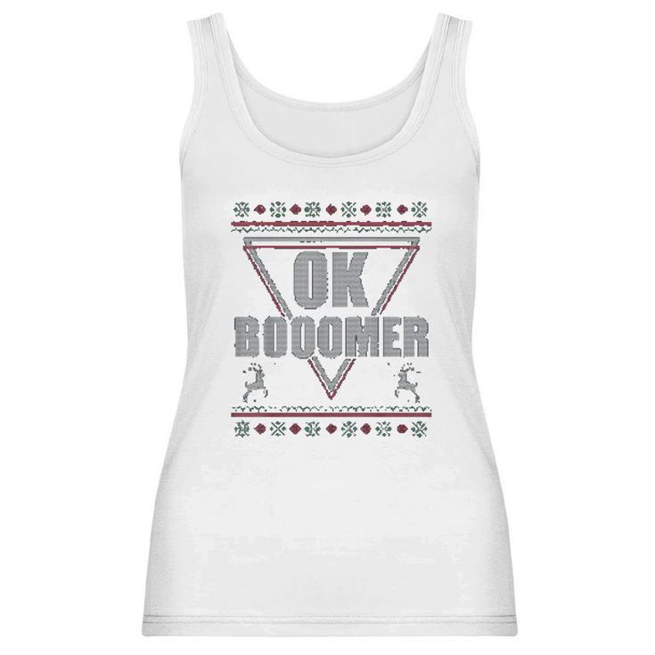 Ok Boomer Christmas Vibe Women Tank Top