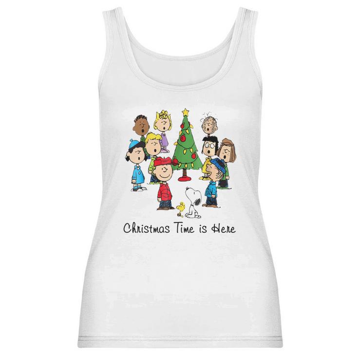 Peanuts Christmas Time Is Here Shirt Women Tank Top