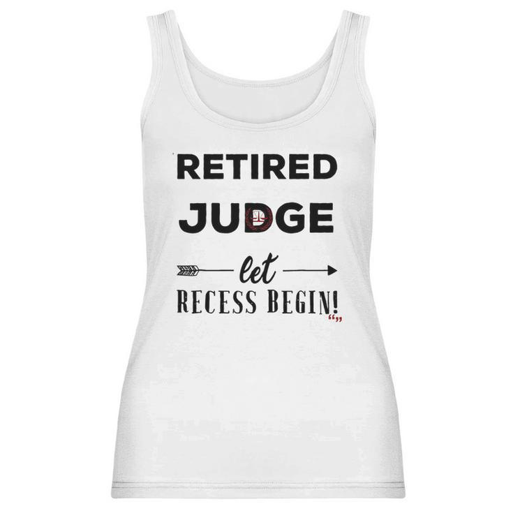 Retired Judge Best Law Coffee Cup Judges Women Tank Top