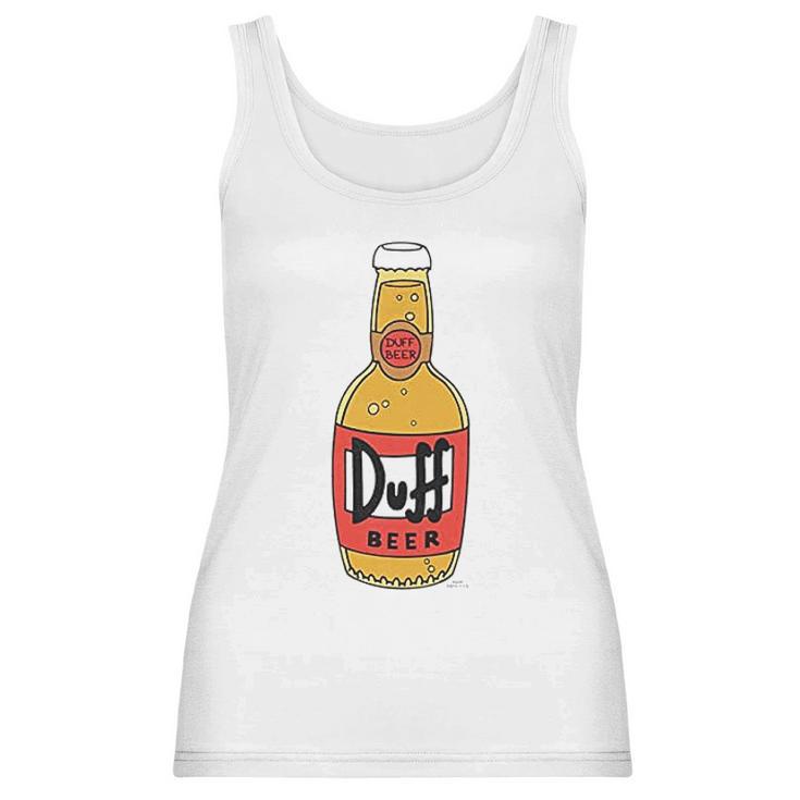 The Simpsons Duff Beer Bottle Women Tank Top