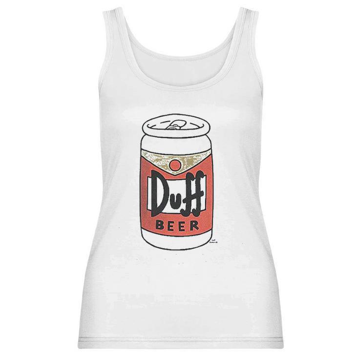 The Simpsons Mens Simpsons Duff Beer Women Tank Top