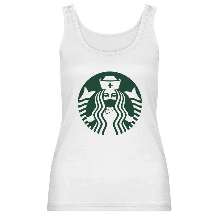 Starbuck Coffee Nurse Women Tank Top