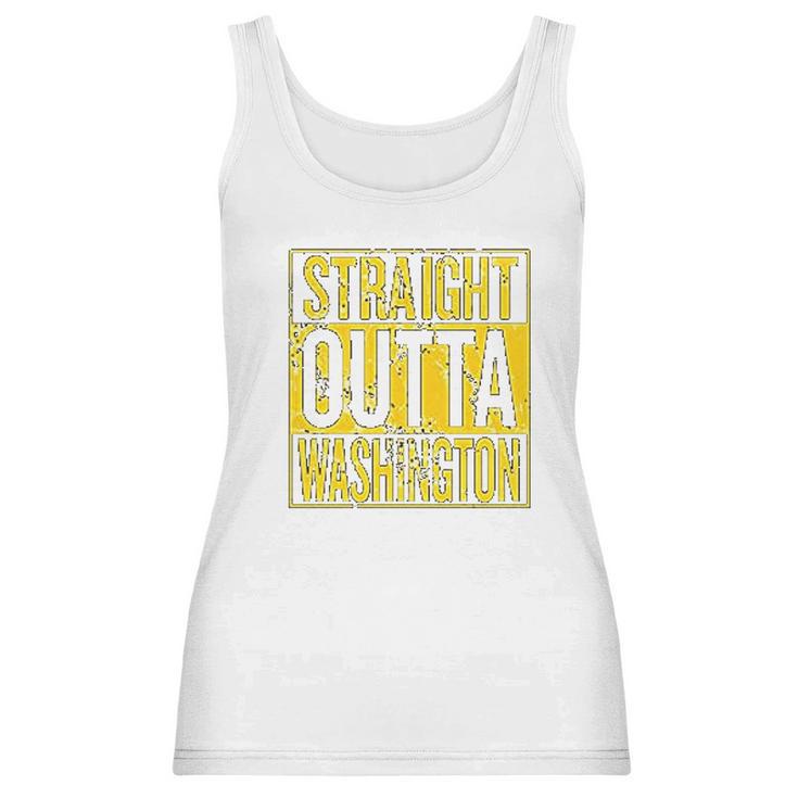 Straight Outta Arizona Hometown Pride Fantasy Football Fan Womens Sports Junior Women Tank Top