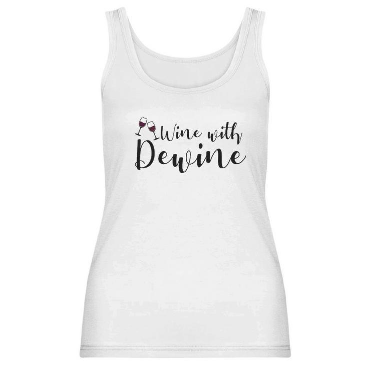 Wine With Dewine Women Tank Top