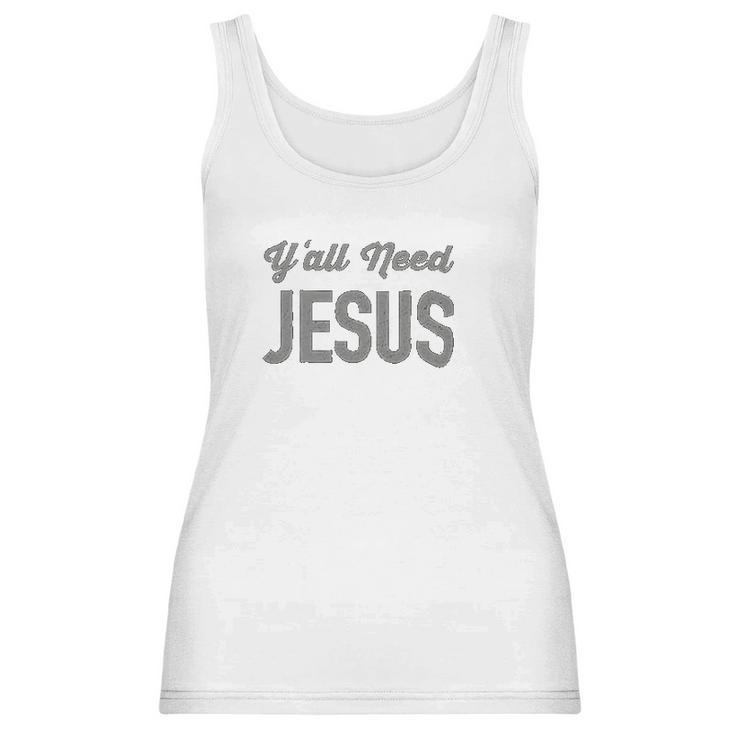 Yall Need Jesus Fashion Slouchy Dolman Women Tank Top