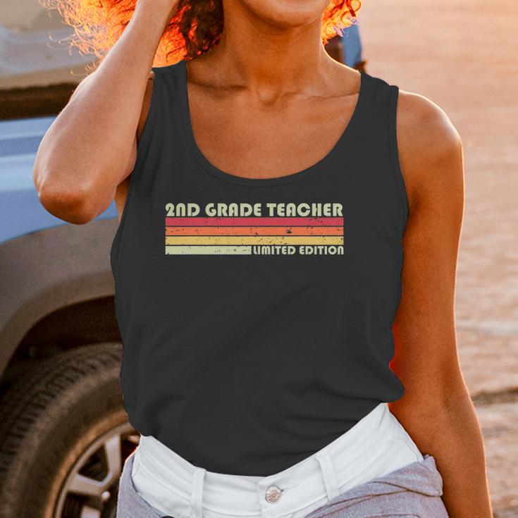 2Nd Grade Teacher Funny Job Title Profession Worker Women Tank Top