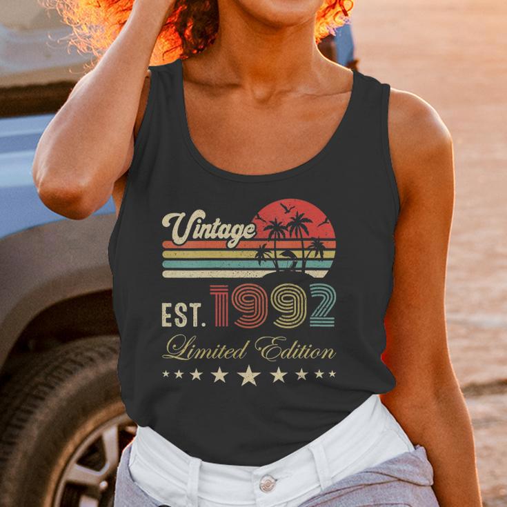 Womens 30Th Birthday Born 1992 Vintage Limited Edition 30 Birthday V-Neck Women Tank Top