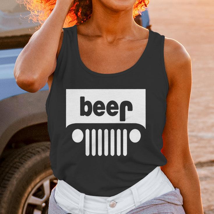 Adult Beer Jeep Funny Drinking - Drinking Beer T-Shirt Women Tank Top