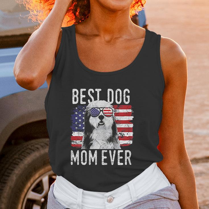 American Flag Best Dog Mom Ever Women Tank Top