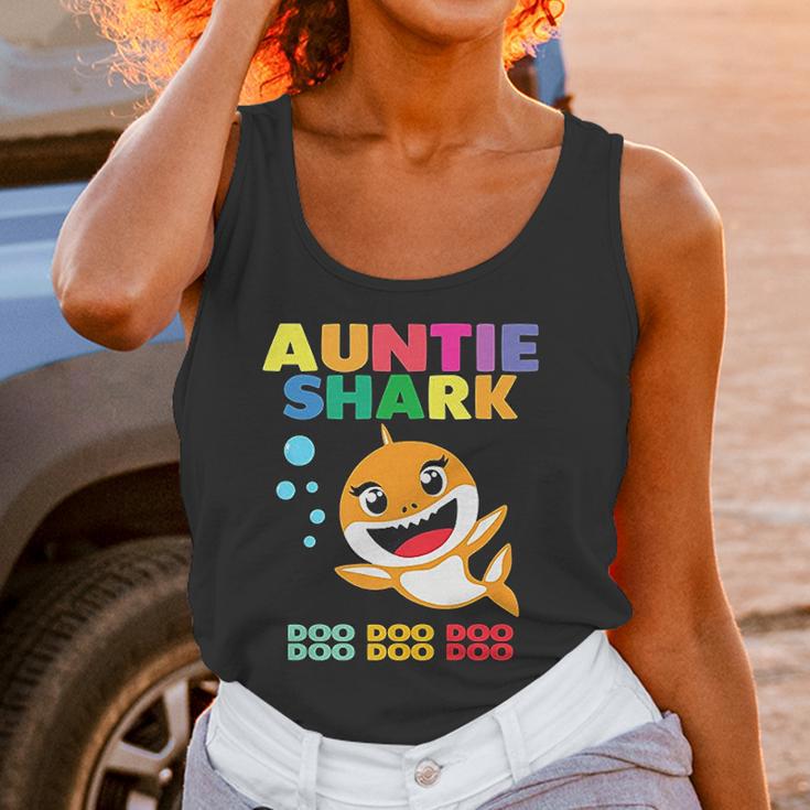 Auntie Shark Doo Doo Doo Family Gift Women Tank Top