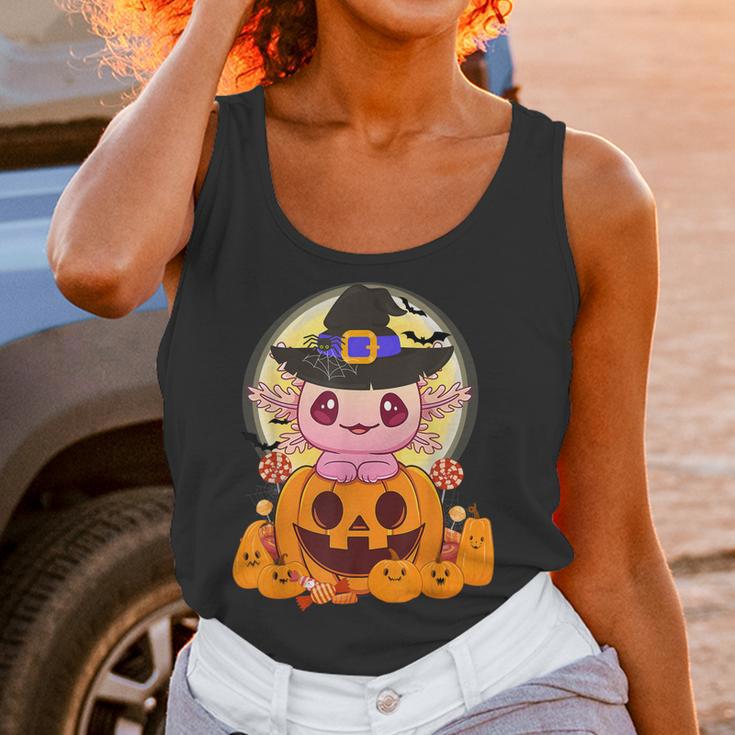 Axolotl Halloween Costume Pumpkin Pastel Goth Kawaii Anime Men Women T-Shirt Graphic Print Casual Unisex Tee Women Tank Top