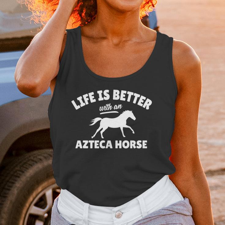 Azteca Horse Rider Equestrian Horseriding Gift Women Tank Top