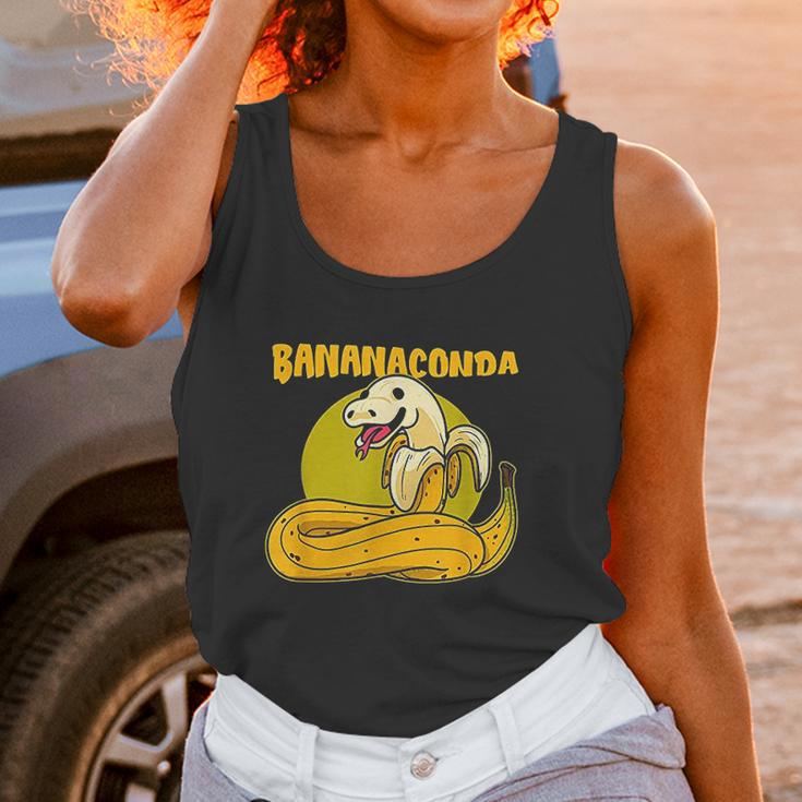 Bananaconda Anaconda Python Cute Snake With Banana Pyjama Women Tank Top