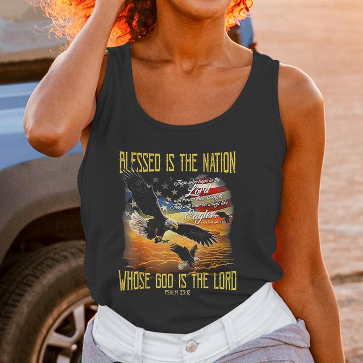 Blessed Is The Nation Whose God Is The Lord Women Tank Top