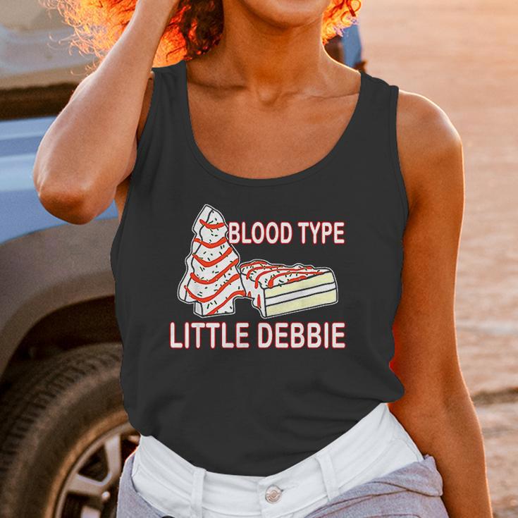 Blood Type Little Debbie Christmas Cake Women Tank Top