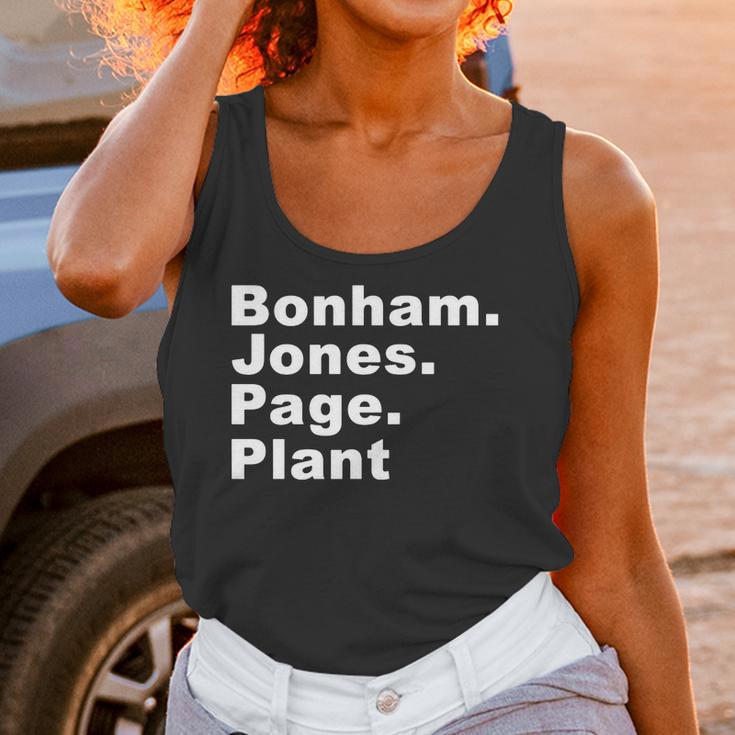 Bonham Jones Page Plant Authentic Members T-Shirt 2016 Women Tank Top