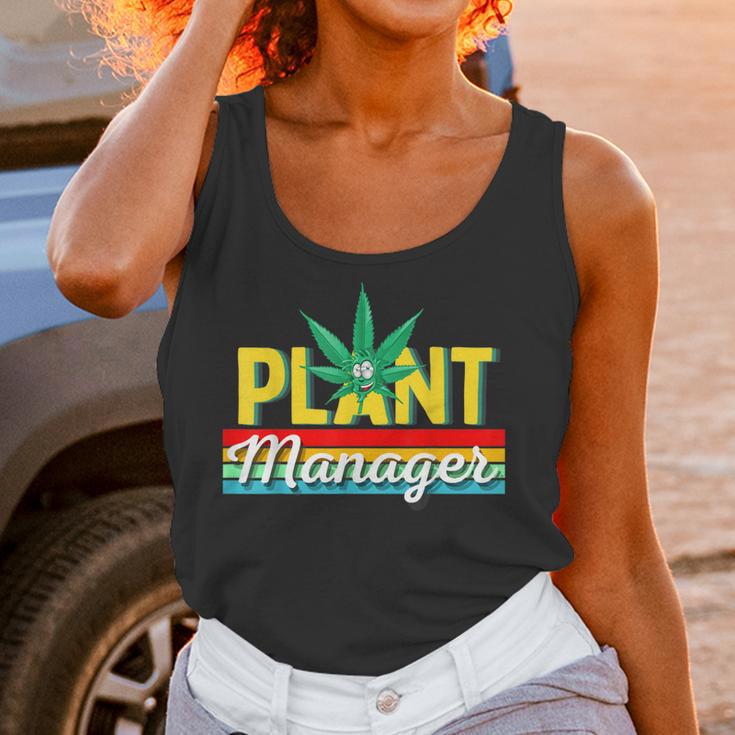 Cannabis Marijuana Weed Funny Plant Manager Smoke Stoner 420 Women Tank Top