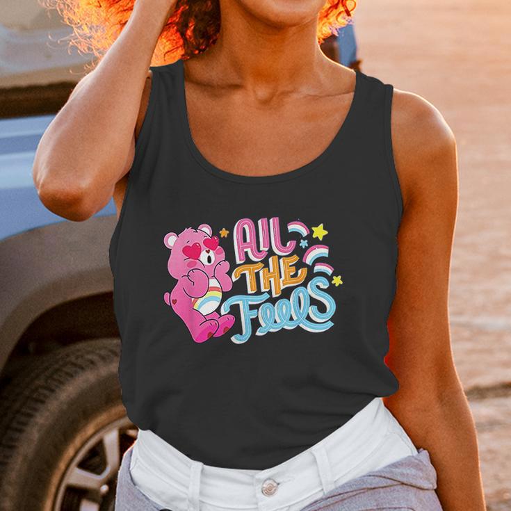 Care Bears Cheer Bear Hearts And Rainbows Women Tank Top