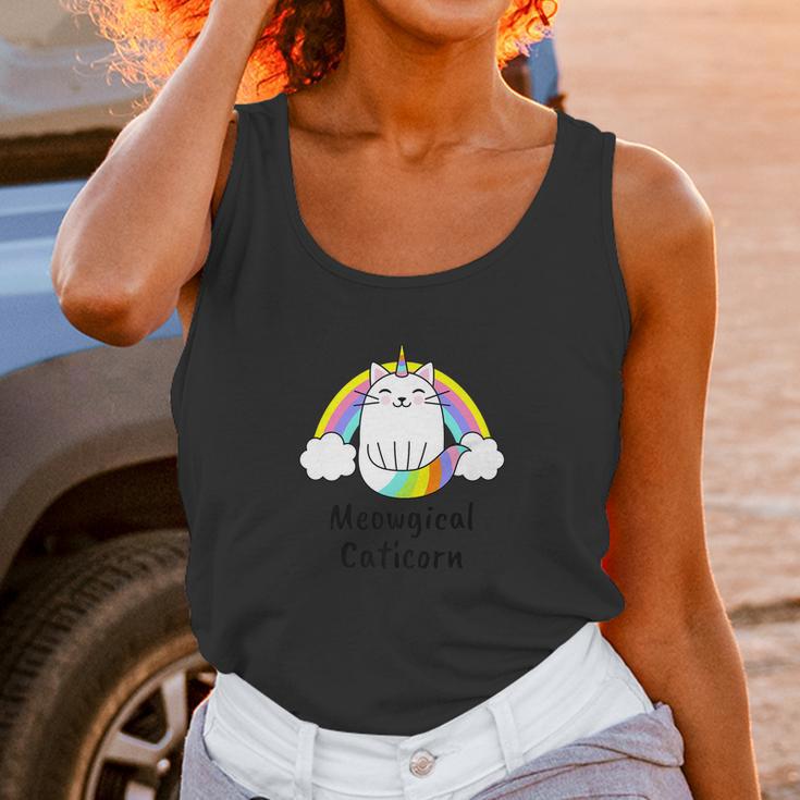 Cat Unicorn Meowgical Caticorn Rainbow Women Tank Top