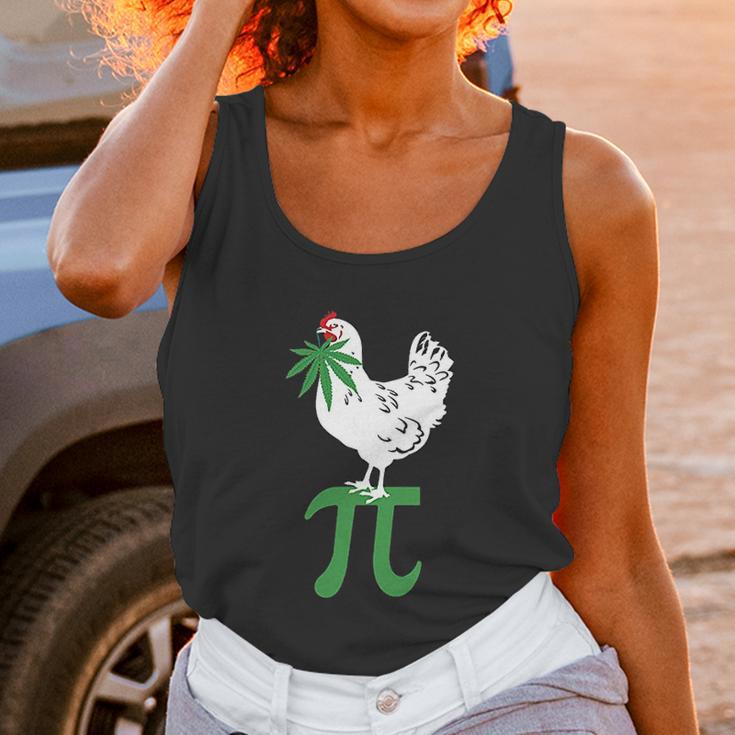 Chicken Pot Pie Marijuana Cannabis Funny Pi 420 Women Tank Top