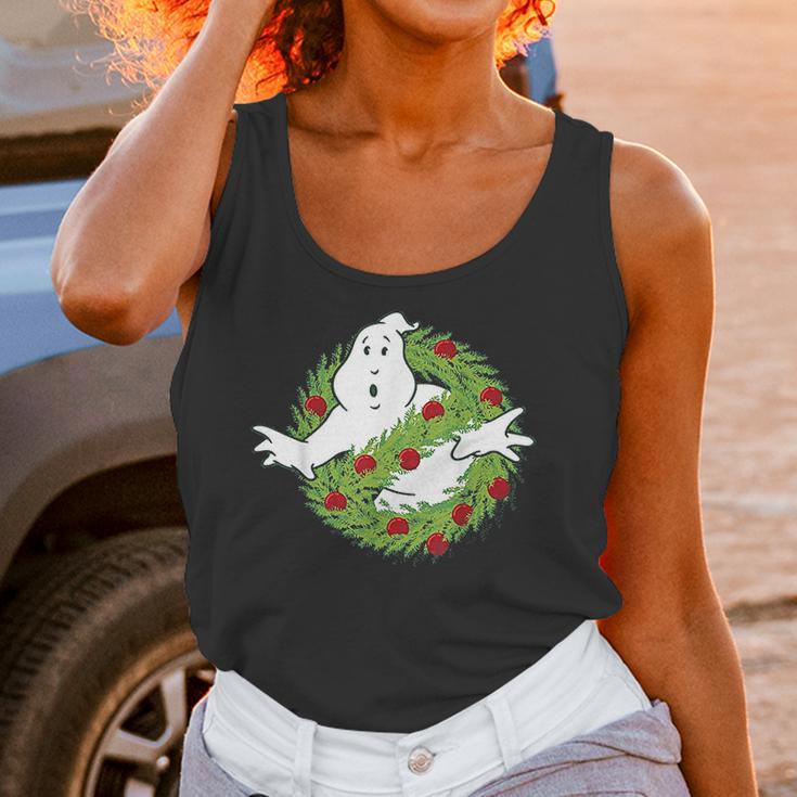 Classic Logo Christmas Wreath Graphic Women Tank Top